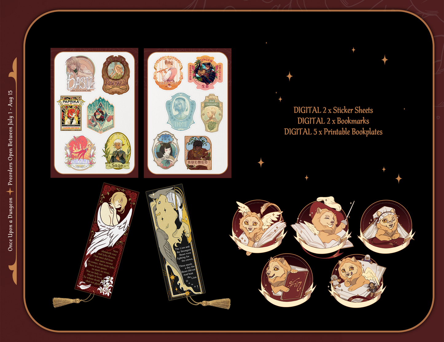 Once Upon a Dungeon: DIGITAL MERCH ADD-ON